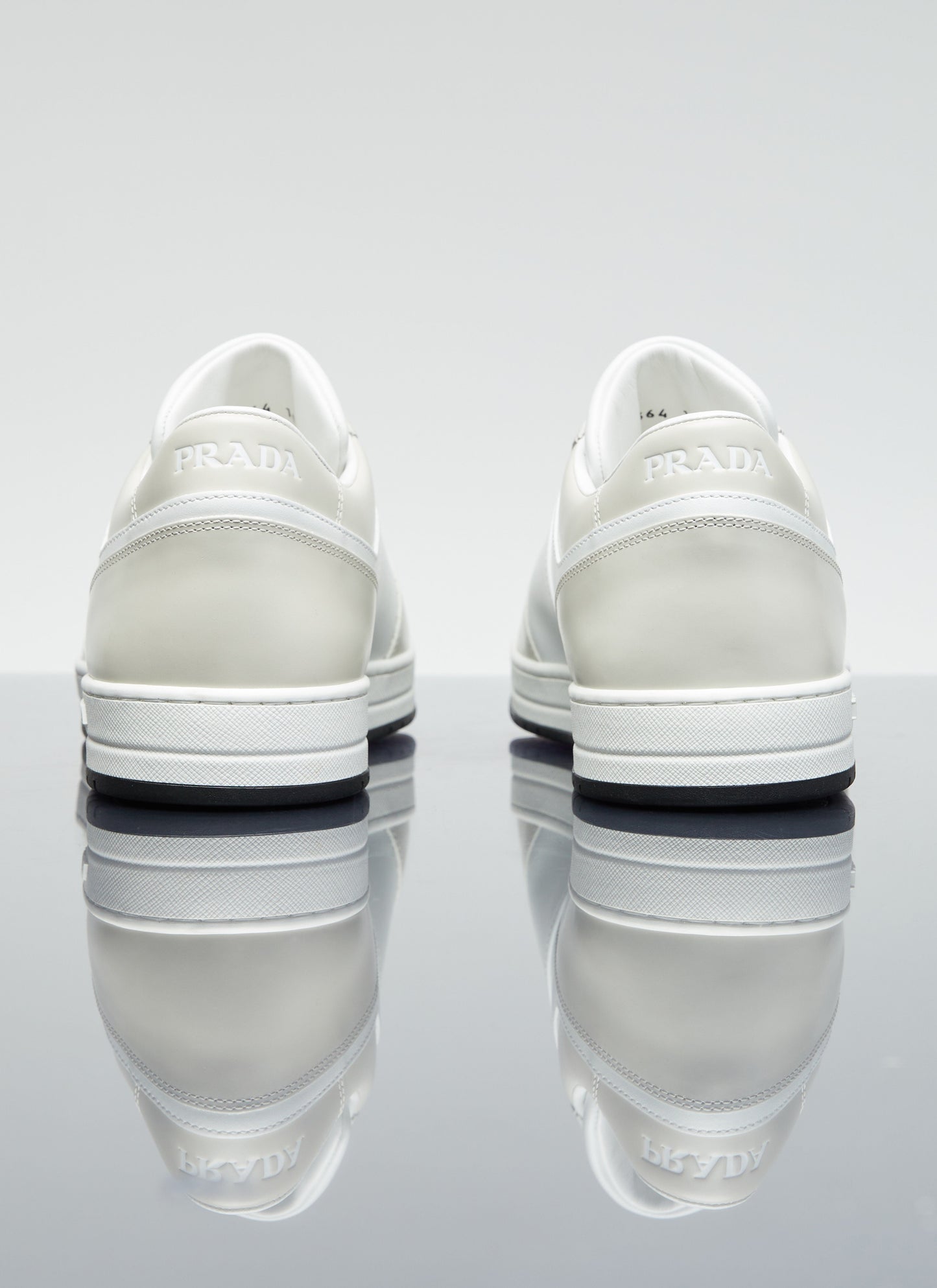 Prada Men Downtown Leather Sneakers