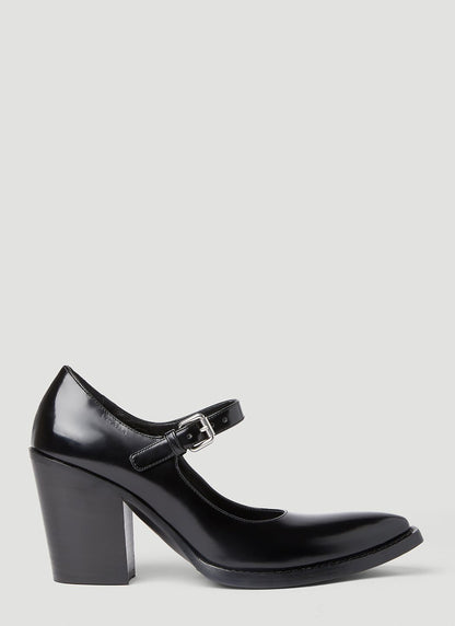 Prada Women Mary Jane Heeled Sandals