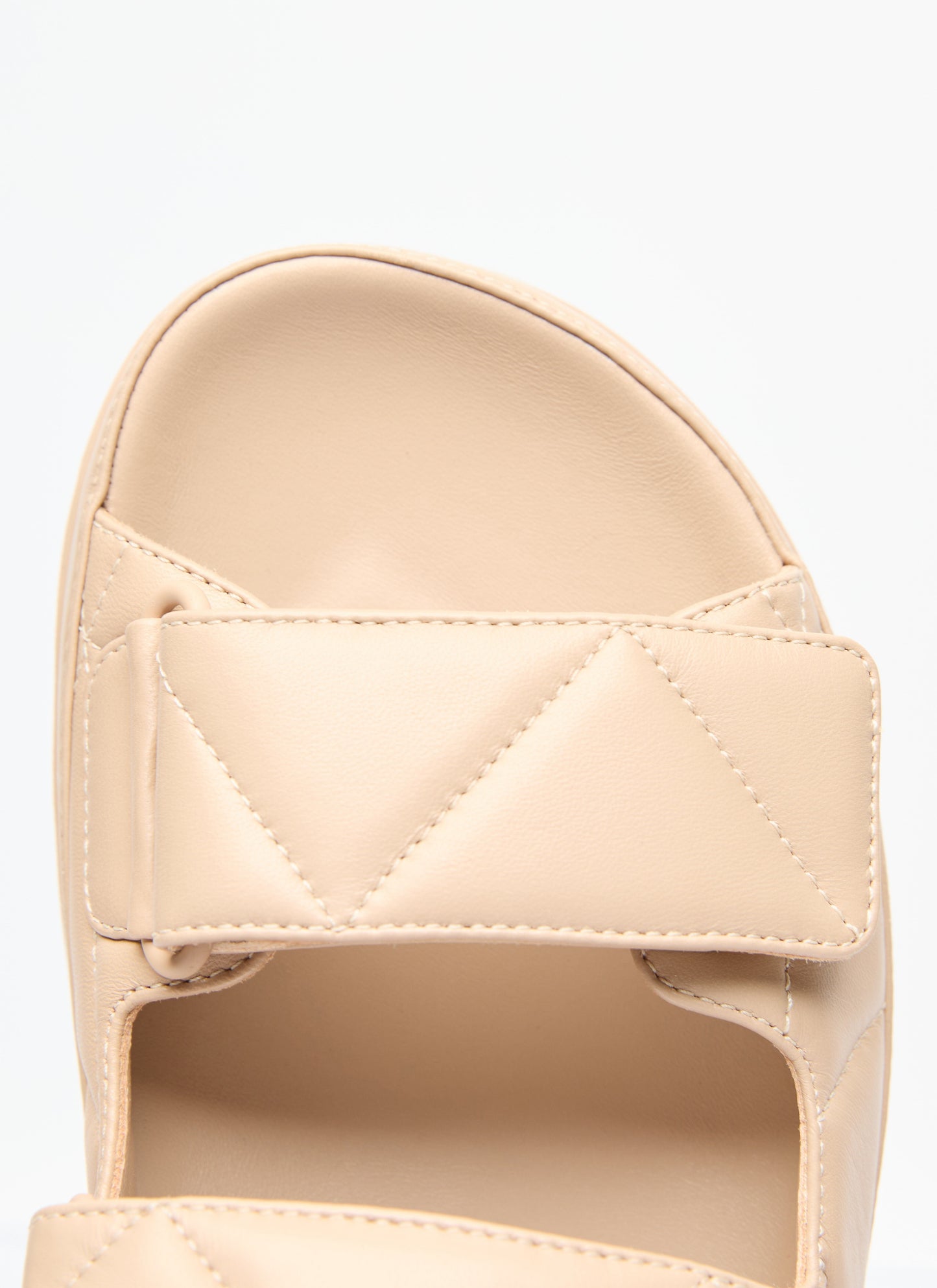 Prada Women Logo Plaque Quilted Slides