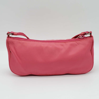 Prada Accessories Pink Nylon Hand Bag