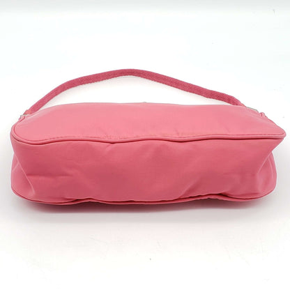 Prada Accessories Pink Nylon Hand Bag