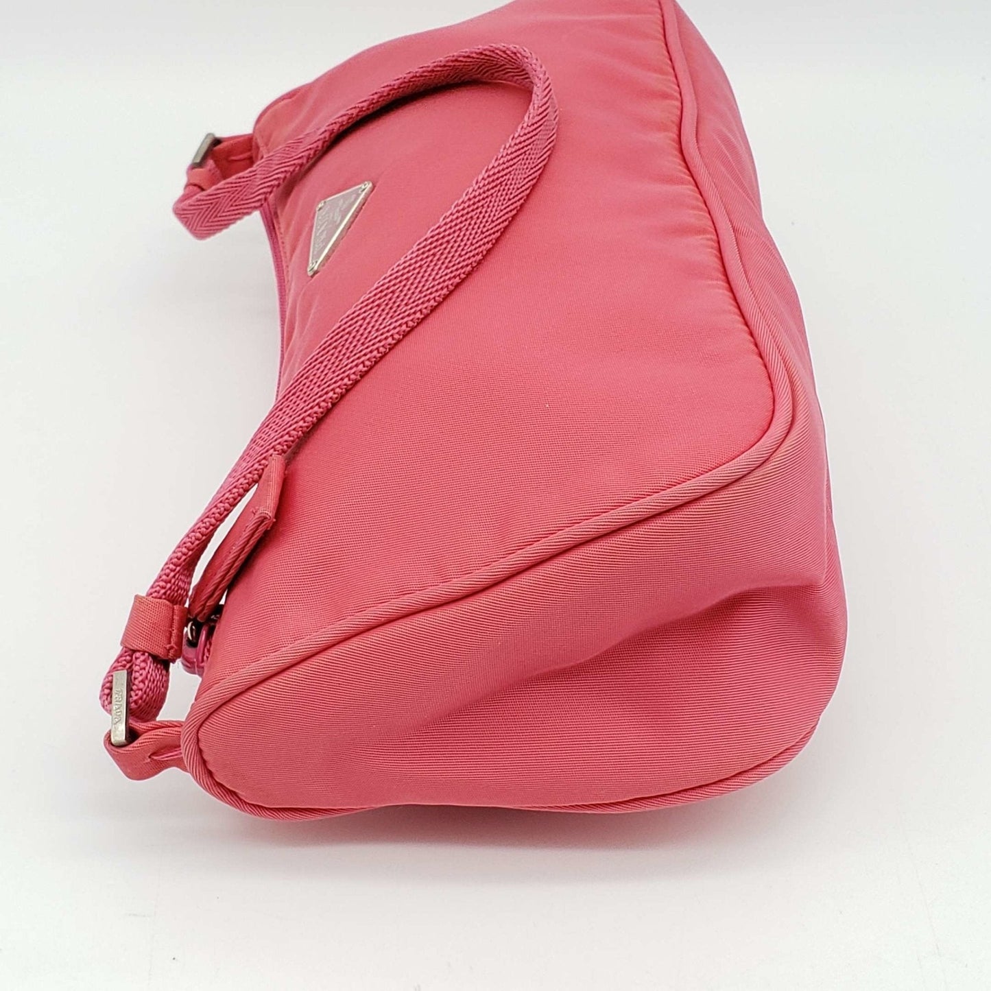 Prada Accessories Pink Nylon Hand Bag