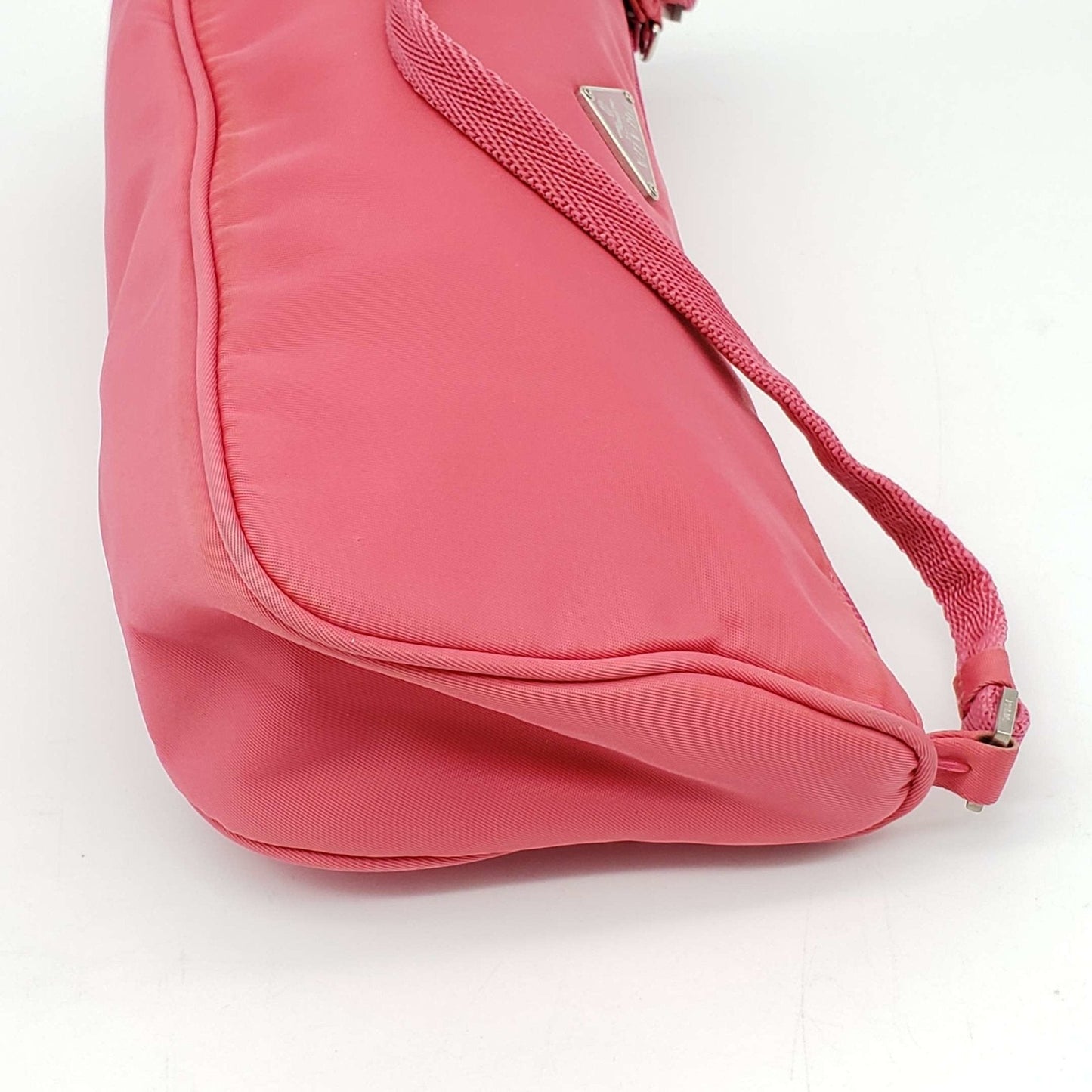 Prada Accessories Pink Nylon Hand Bag