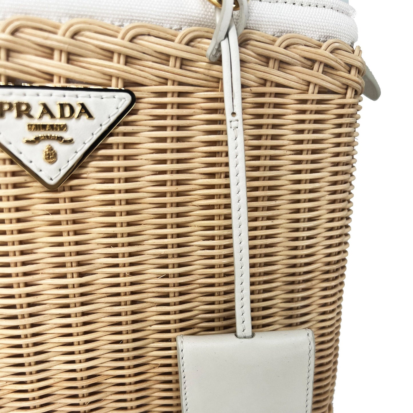 Prada wicker bag