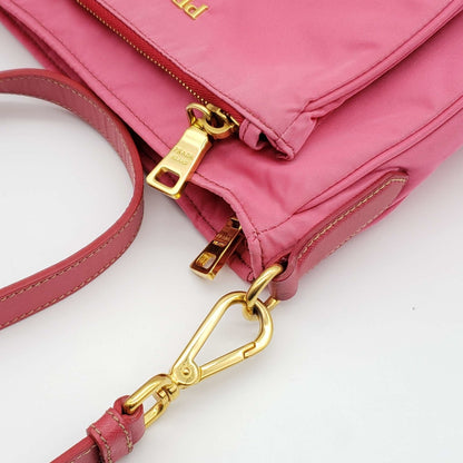 Prada Tessuto Nylon Messenger Crossbody Bag