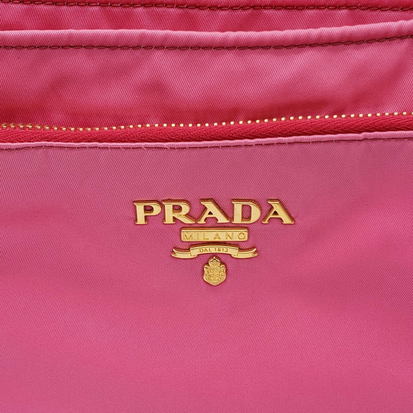 Prada Tessuto Nylon Messenger Crossbody Bag