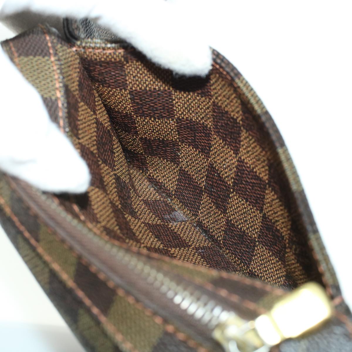 LOUIS VUITTON Damier Ebene Geronimos Shoulder Bag N51994 LV Auth rd5292