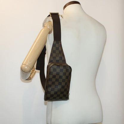 LOUIS VUITTON Damier Ebene Geronimos Shoulder Bag N51994 LV Auth rd5292