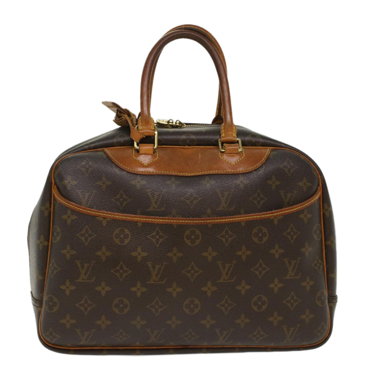 LOUIS VUITTON Monogram Deauville Hand Bag M47270 LV Auth rd5612