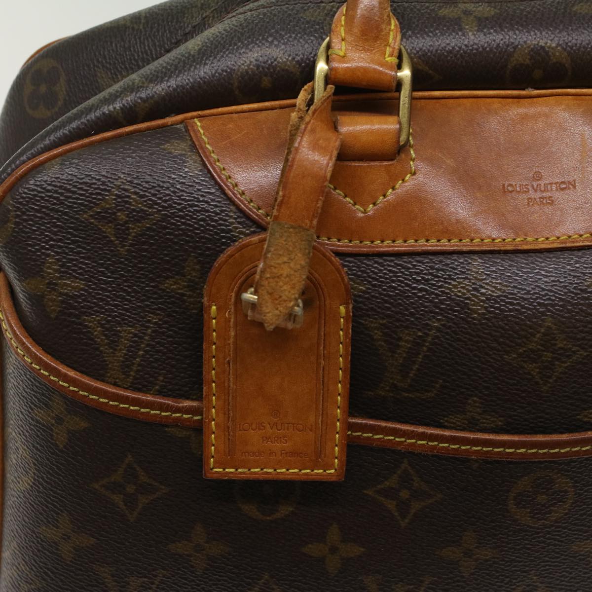 LOUIS VUITTON Monogram Deauville Hand Bag M47270 LV Auth rd5612