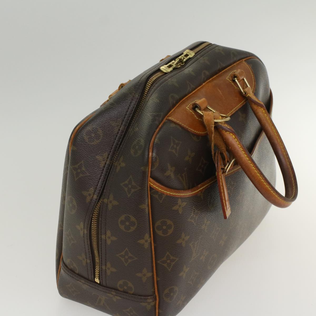 LOUIS VUITTON Monogram Deauville Hand Bag M47270 LV Auth rd5612