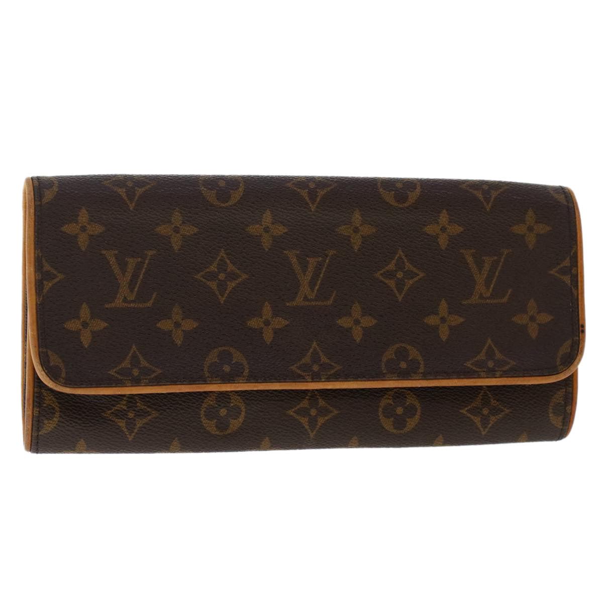 LOUIS VUITTON Monogram Pochette Twin GM Shoulder Bag M51852 LV Auth rd5619