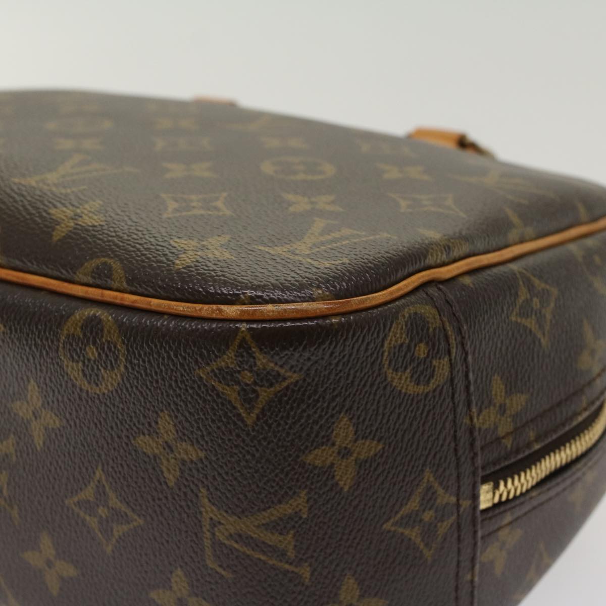 LOUIS VUITTON Monogram Trouville Hand Bag M42228 LV Auth rd5640