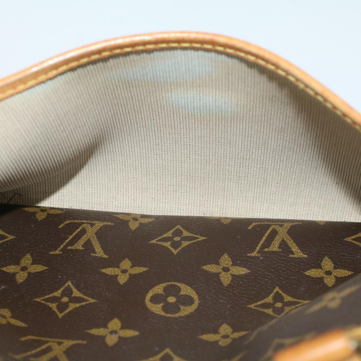 LOUIS VUITTON Monogram Trouville Hand Bag M42228 LV Auth rd5640