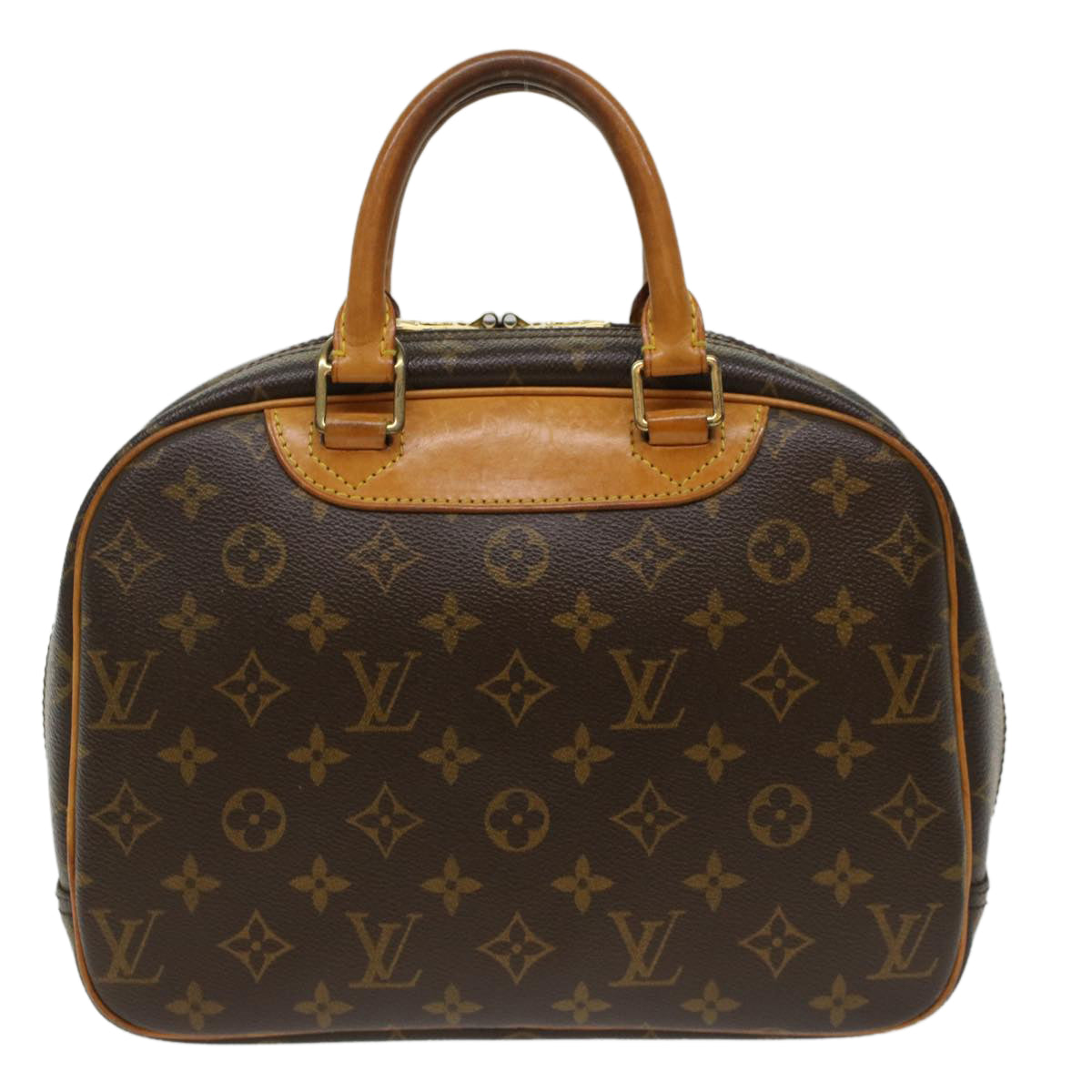 LOUIS VUITTON Monogram Trouville Hand Bag M42228 LV Auth rd5640