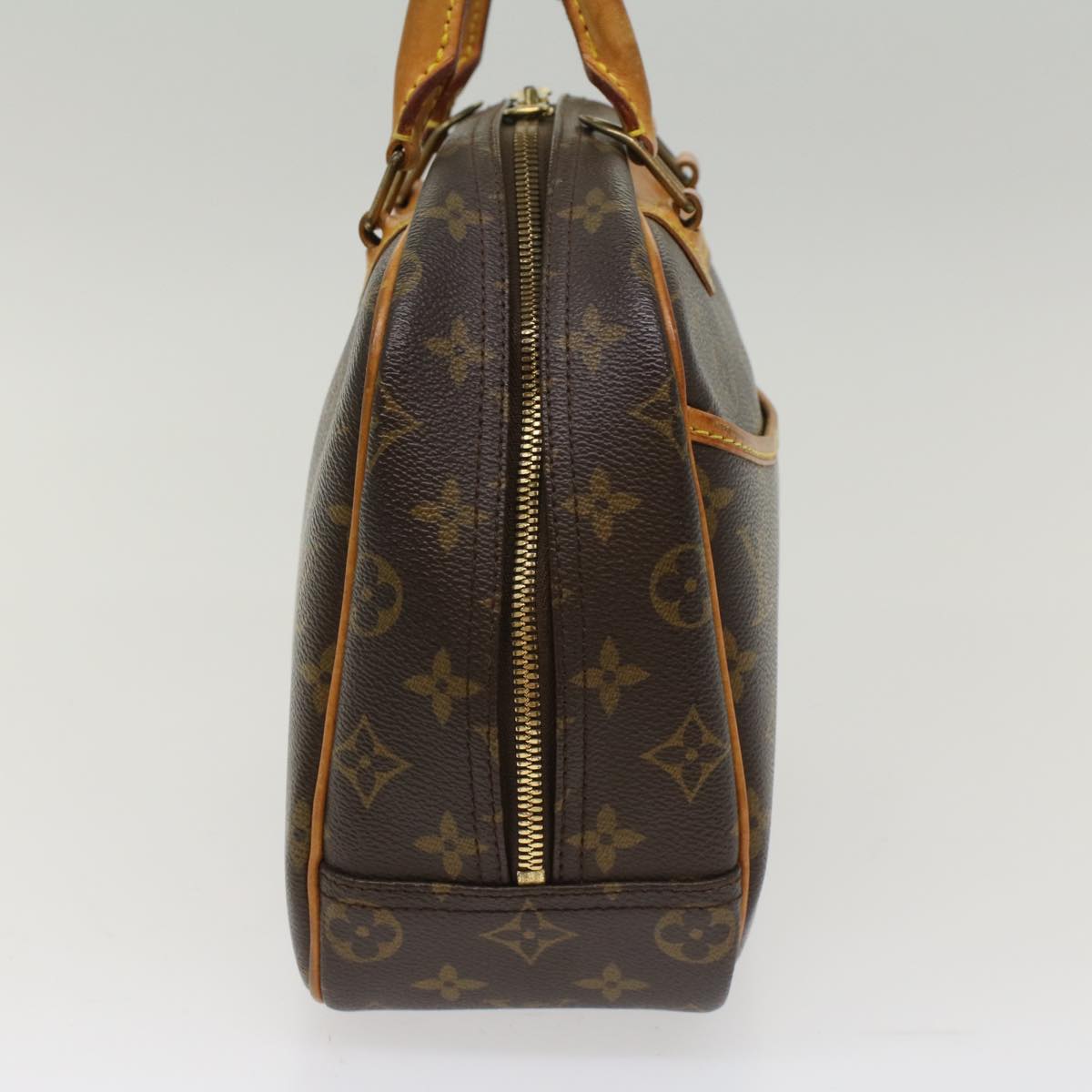 LOUIS VUITTON Monogram Trouville Hand Bag M42228 LV Auth rd5640