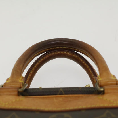 LOUIS VUITTON Monogram Trouville Hand Bag M42228 LV Auth rd5640