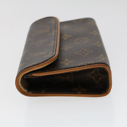 LOUIS VUITTON Monogram Pochette Florentine Waist bag M51855 LV Auth rd5651