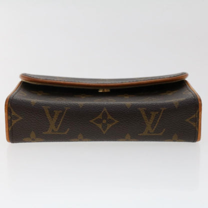 LOUIS VUITTON Monogram Pochette Florentine Waist bag M51855 LV Auth rd5670