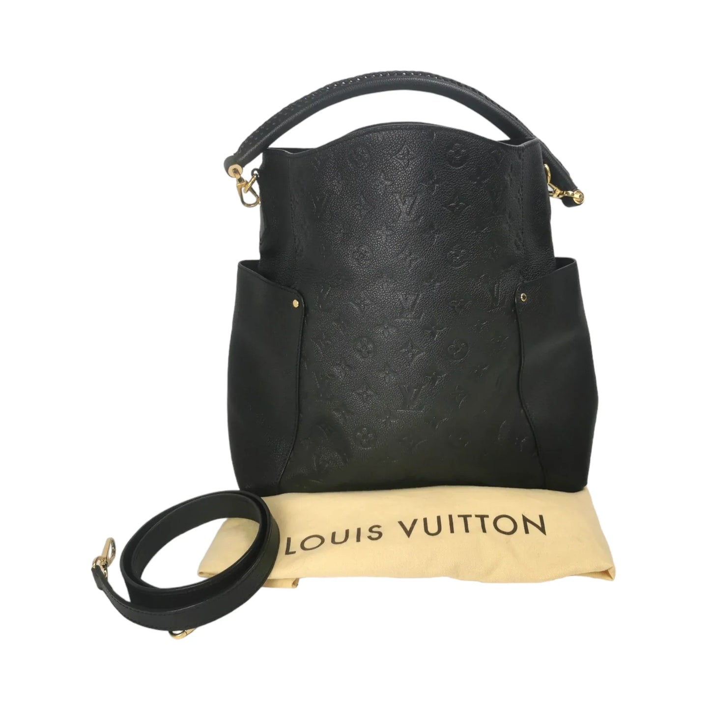 Louis Vuitton Bagatelle Black Monogram Empreinte