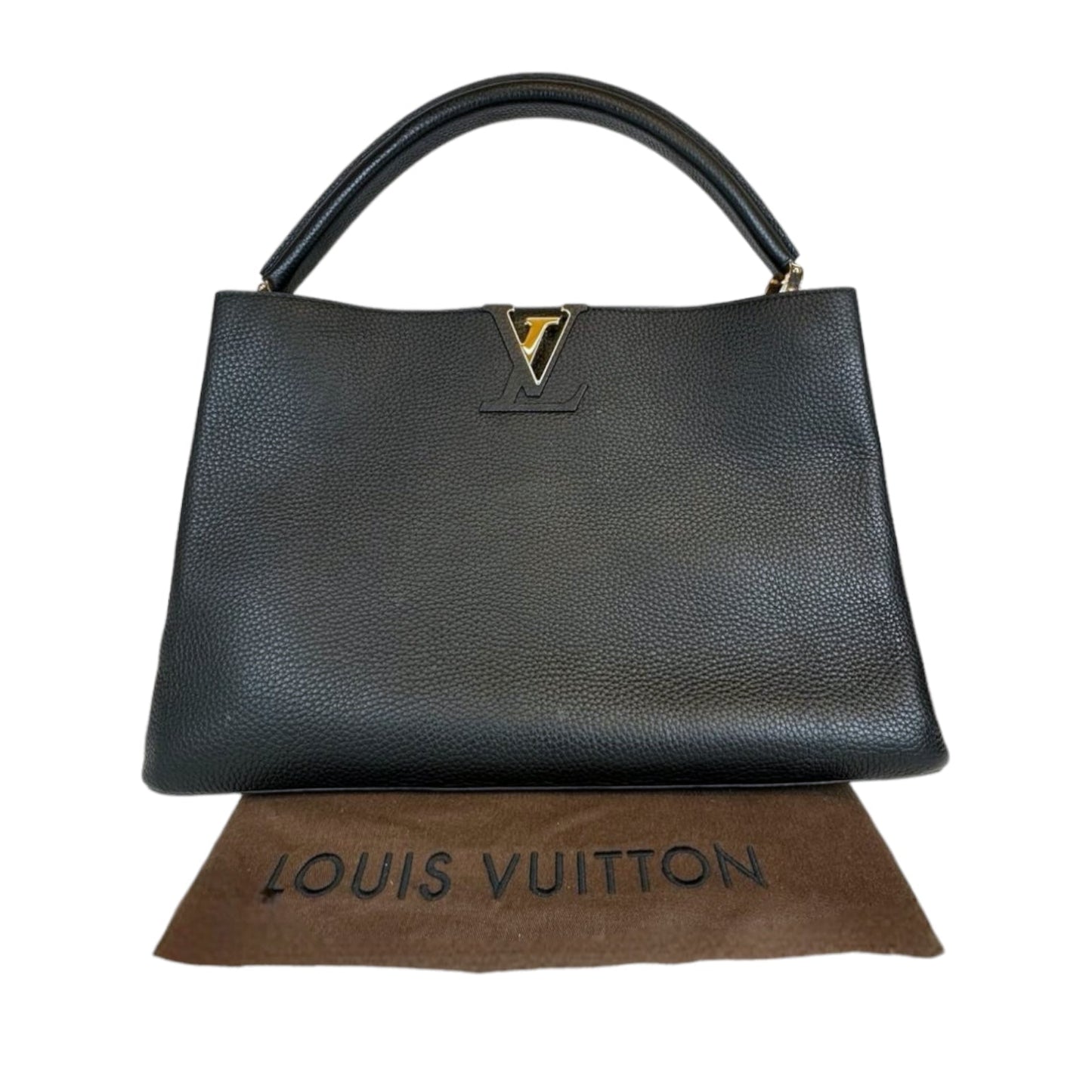 Louis Vuitton Capucines GM Black Taurillon