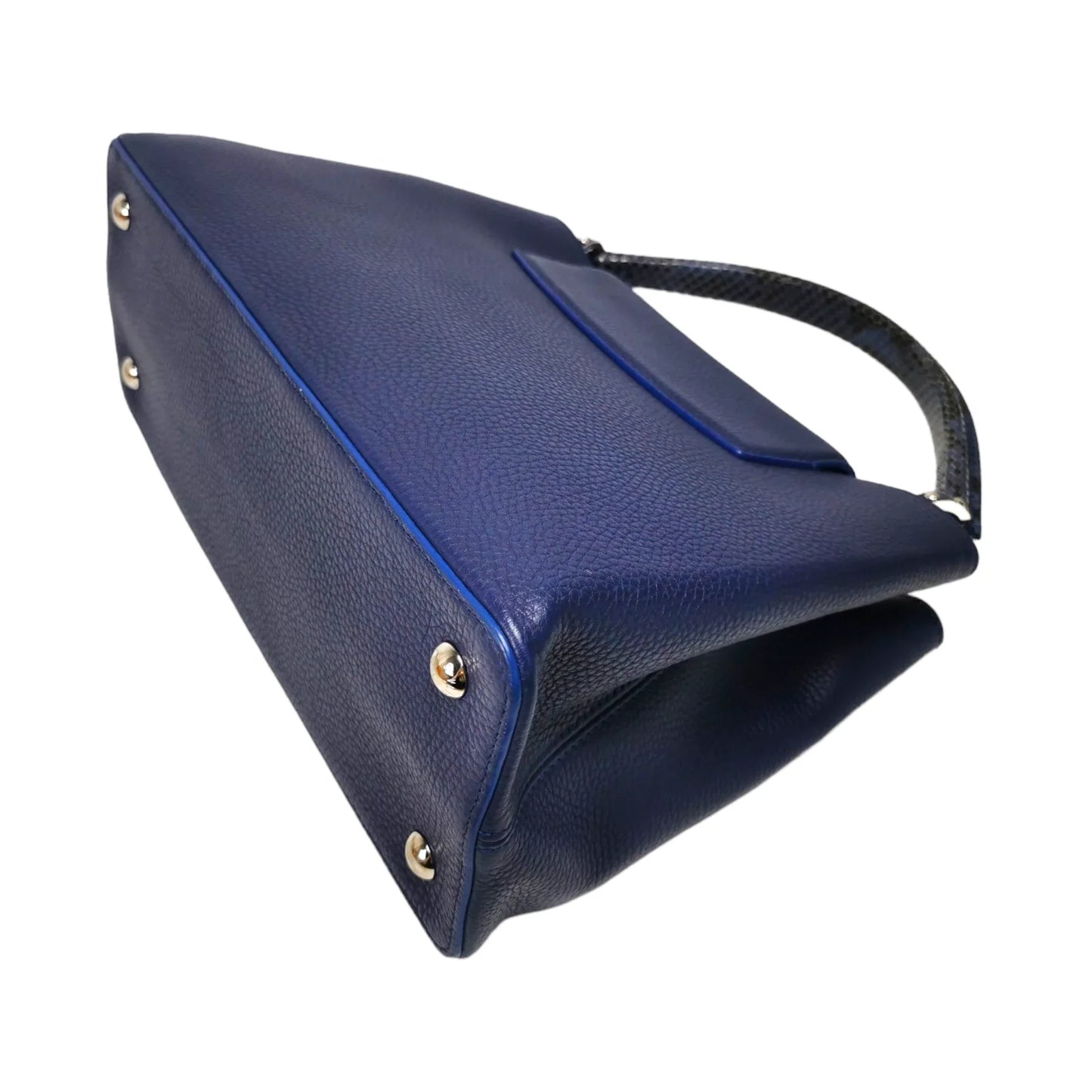 Louis Vuitton Capucines MM Exotic Blue Taurillon