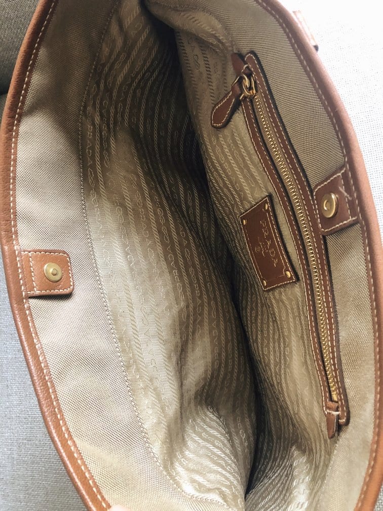 Vintage Prada Canvas Tote