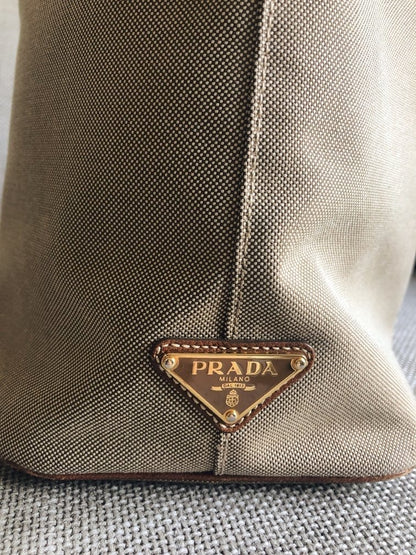 Vintage Prada Canvas Tote