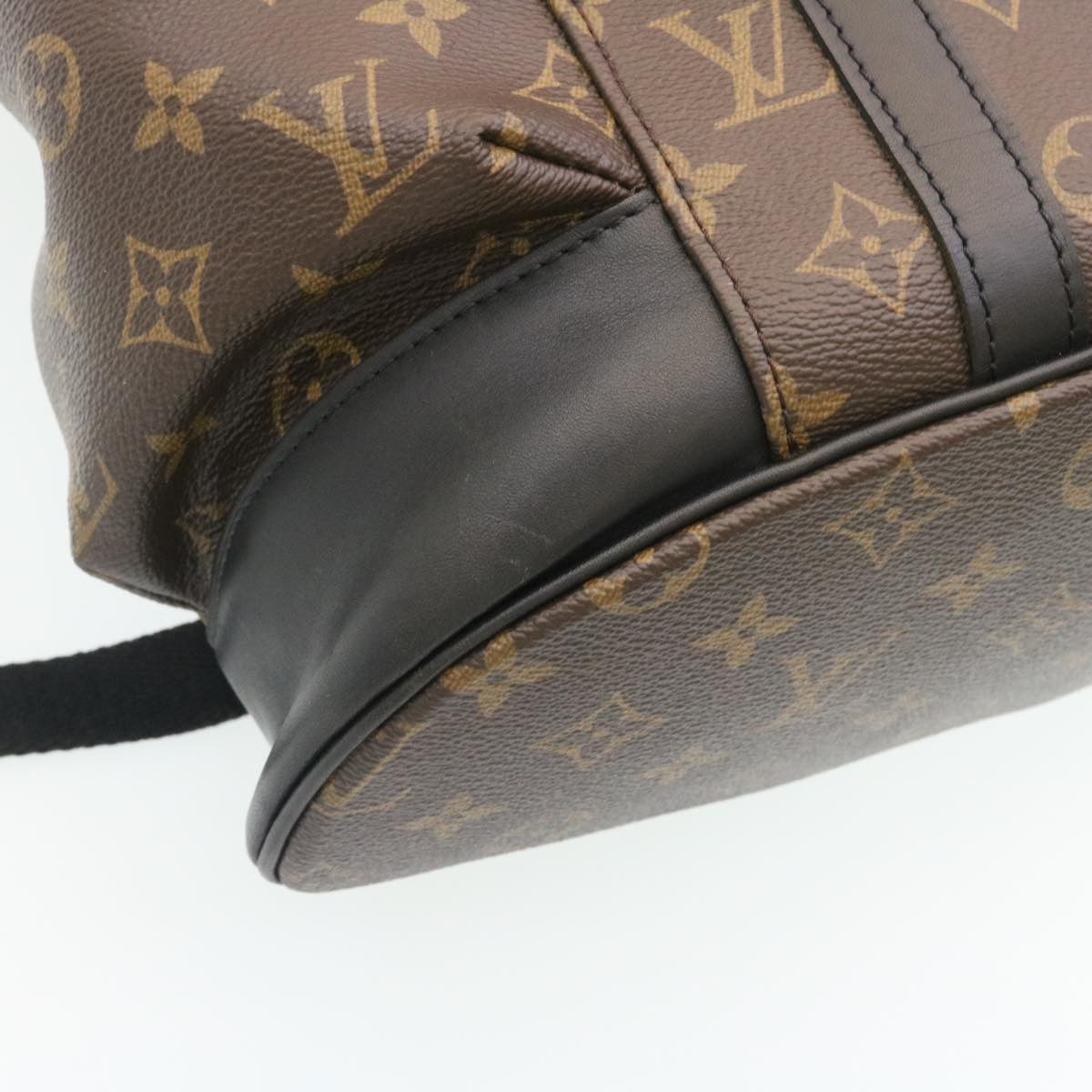 LOUIS VUITTON Monogram Macassar Christopher PM Backpack M43735 LV  rz083A