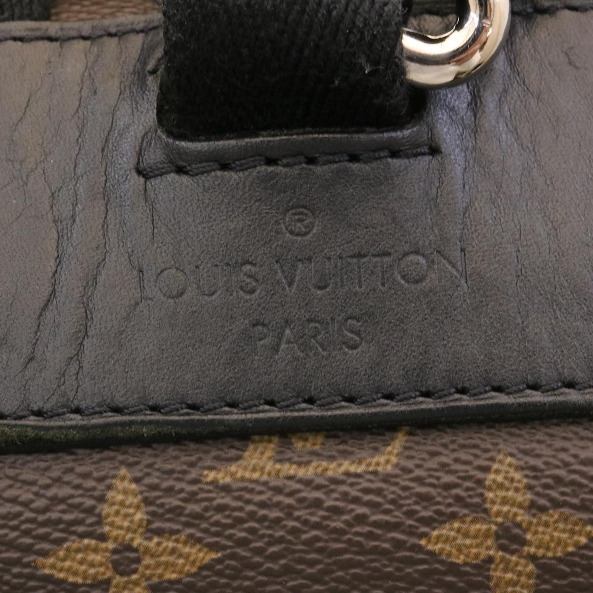 LOUIS VUITTON Monogram Macassar Christopher PM Backpack M43735 LV  rz083A