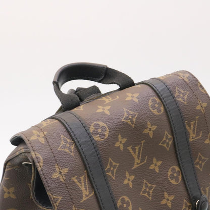 LOUIS VUITTON Monogram Macassar Christopher PM Backpack M43735 LV  rz083A