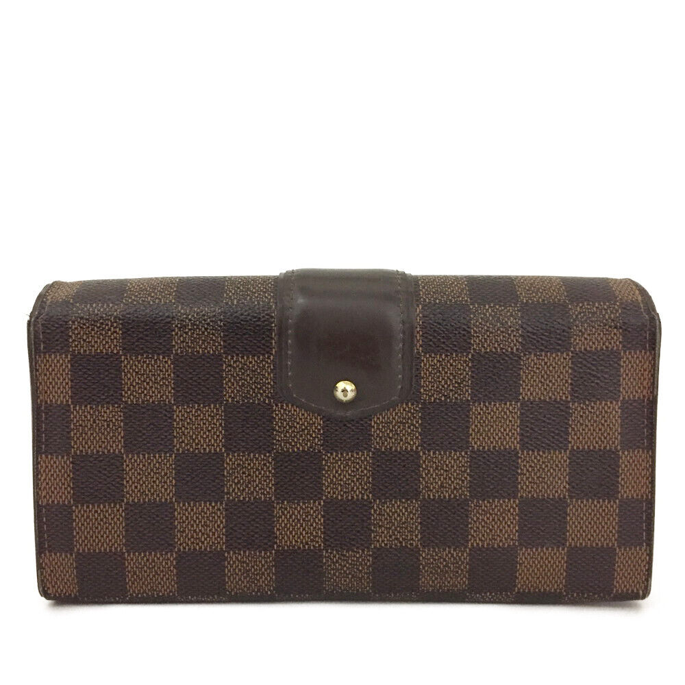 Louis Vuitton Damier Portefeiulle Sistina Long Bifold Wallet