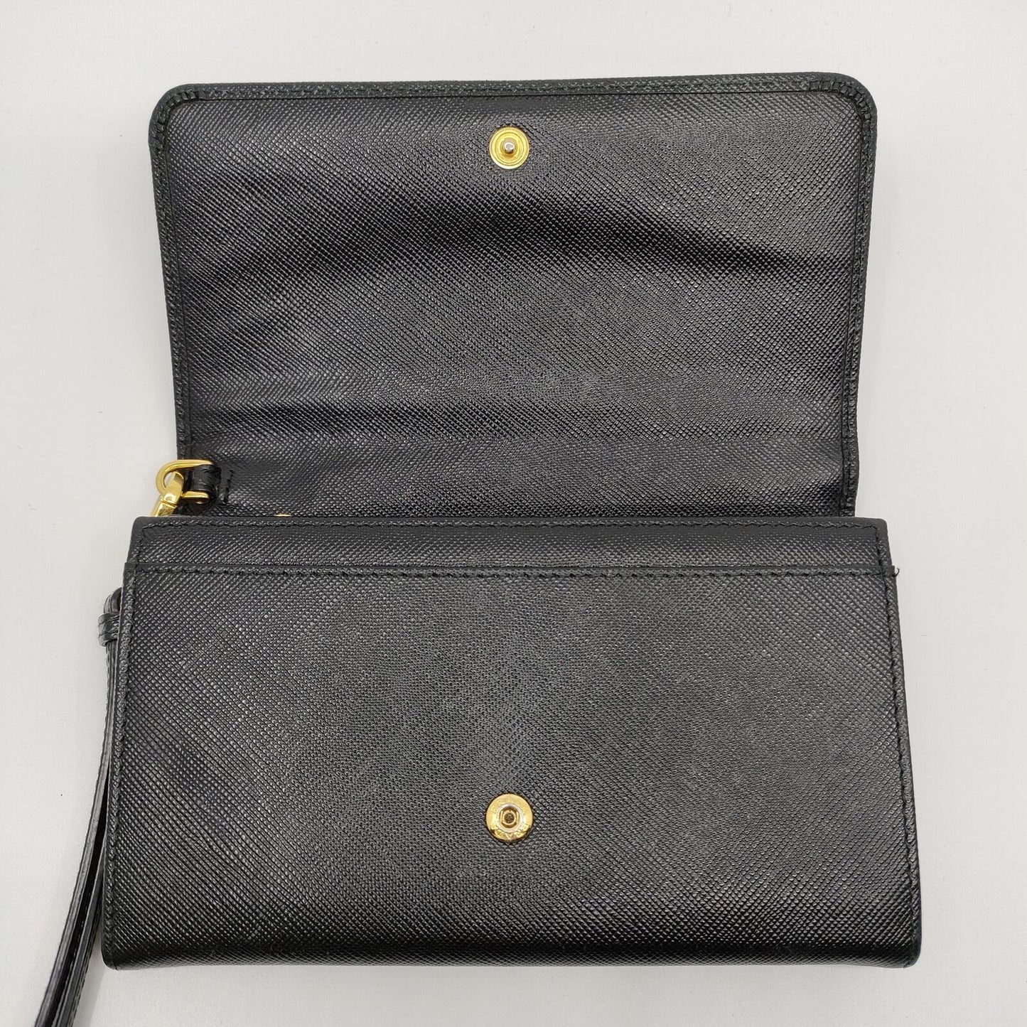 Prada Black Wallet/ Wristlet