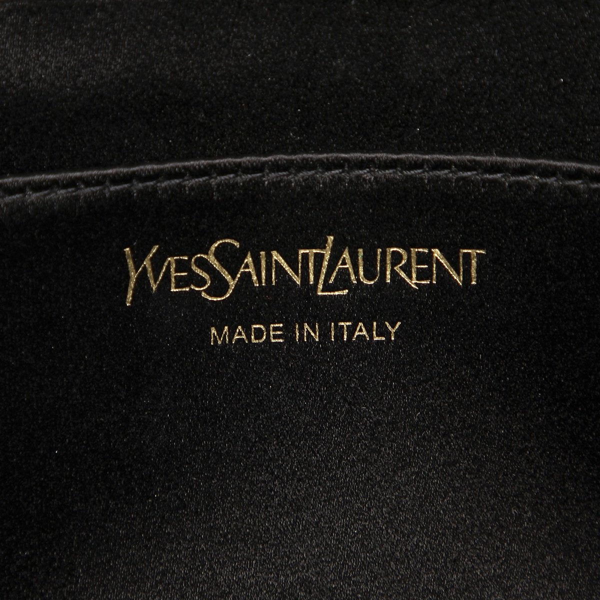 Saint Laurent YSL Belle de Jour Leather Black Large Clutch Bag 568937