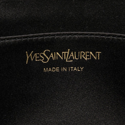 Saint Laurent YSL Belle de Jour Leather Black Large Clutch Bag 568937