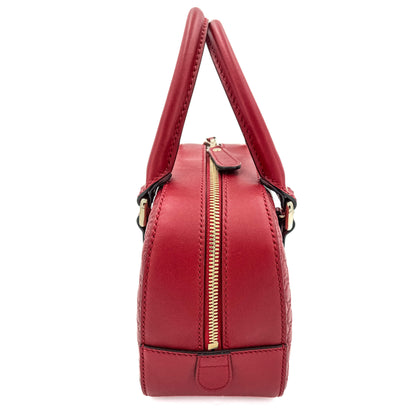 Mini Trunk Guccissima Leather Red