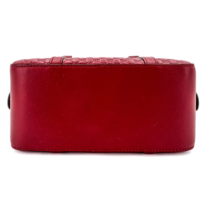 Mini Trunk Guccissima Leather Red