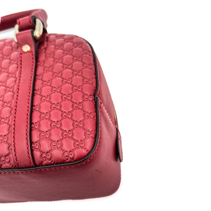 Mini Trunk Guccissima Leather Red