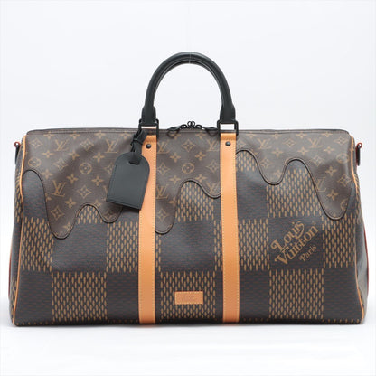 Louis Vuitton x NIGO Keepall Bandouliere 50 Giant Damier Brown