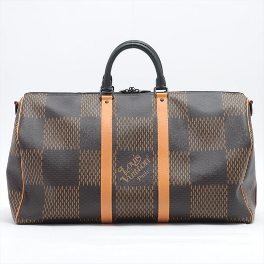 Louis Vuitton x NIGO Keepall Bandouliere 50 Giant Damier Brown