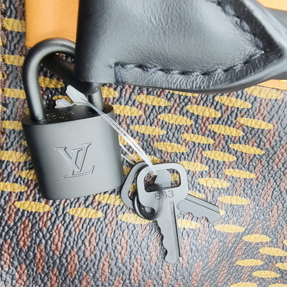 Louis Vuitton x NIGO Keepall Bandouliere 50 Giant Damier Brown