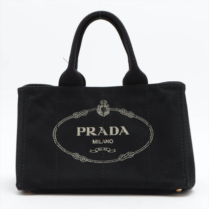 Prada Canapa Tote bag Black