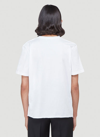 Saint Laurent Women Logo-Print T-Shirt