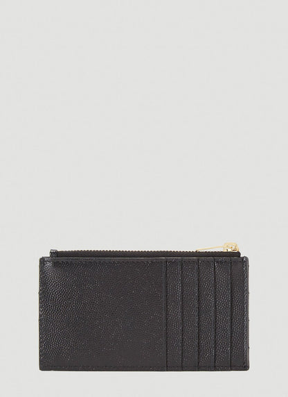 Saint Laurent Women Logo-Plaque Grain De Poudre Wallet