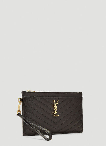 Saint Laurent Women Cassandre Matelassé Large Pouch