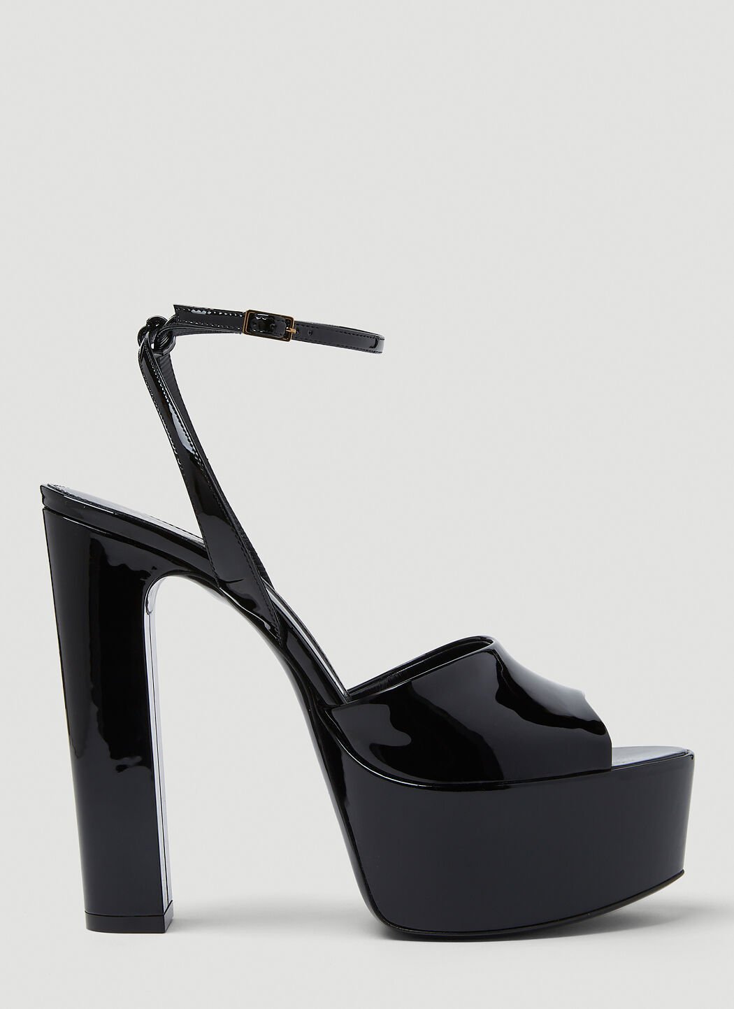 Saint Laurent Women Jodie Peep Toe Platform Heels