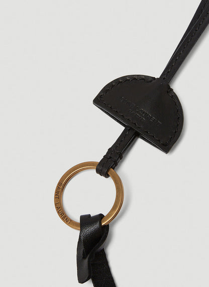 Saint Laurent Women Round Lanyard Keyring