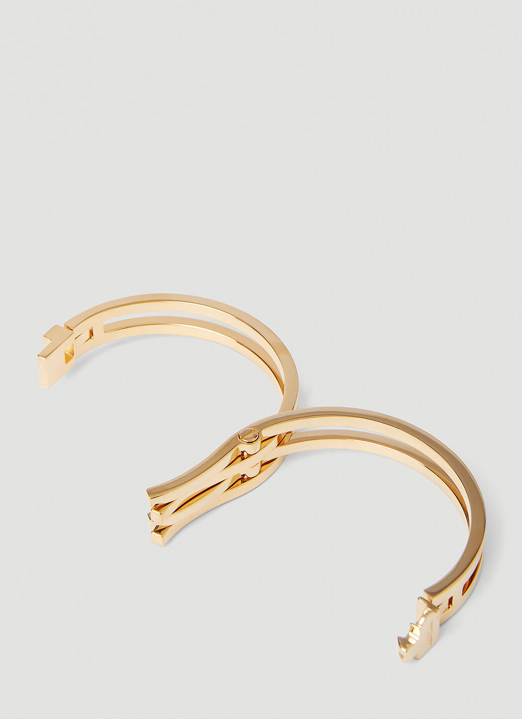 Saint Laurent Women Intertwined Cuff Bracelet