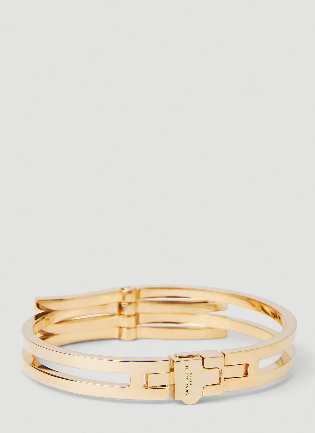 Saint Laurent Women Intertwined Cuff Bracelet