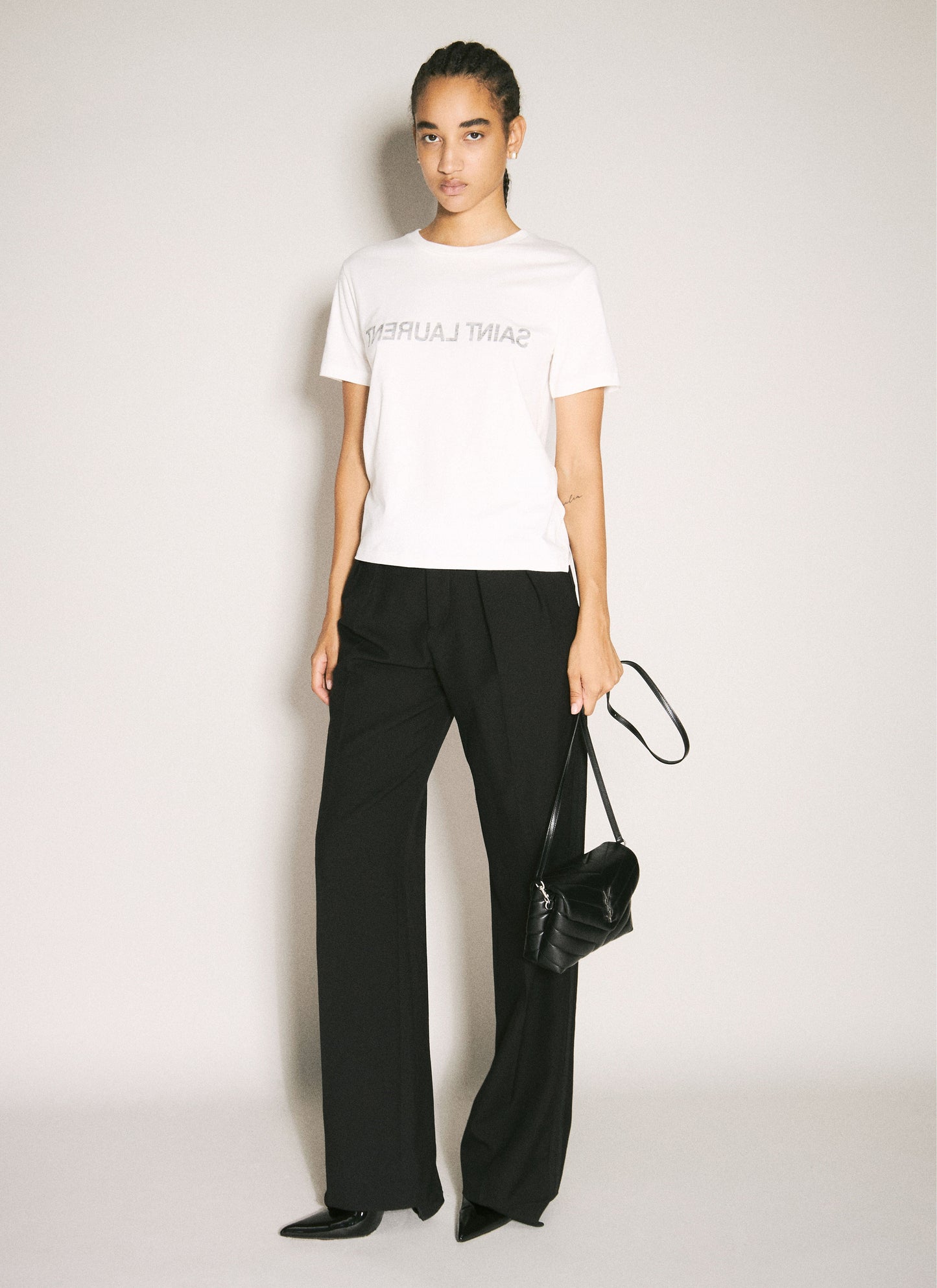 Saint Laurent Women Reverse T-Shirt